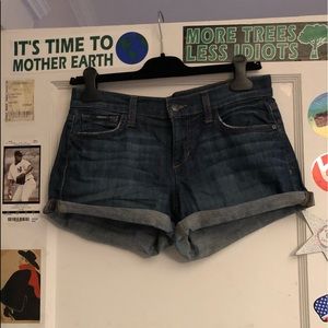 joes jeans shorts size 25 denim